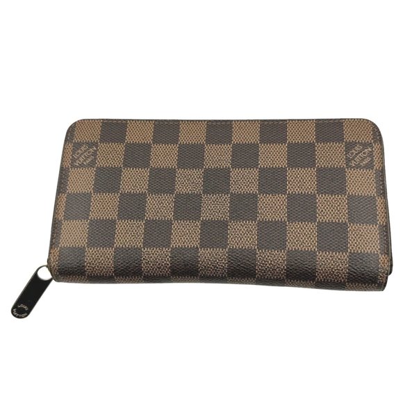 Louis Vuitton LOUIS VUITTON Long Wallet Round Damier Zippy Canvas N60015 Eben... - Picture 2 of 16